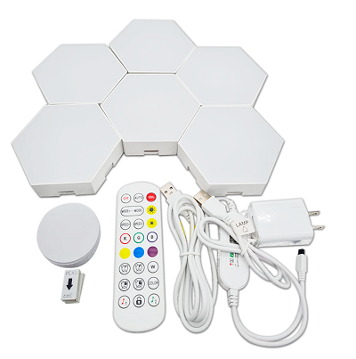 Luminaria Hexagonal LED WIFI RGB